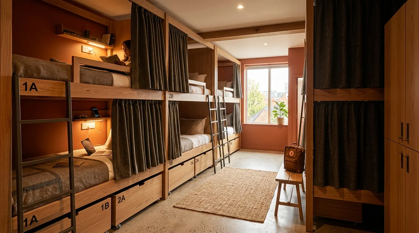 Bunk Bed in Shared Dorm